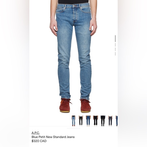 A.P.C Blue Petit New Standard - Picture 4 of 4